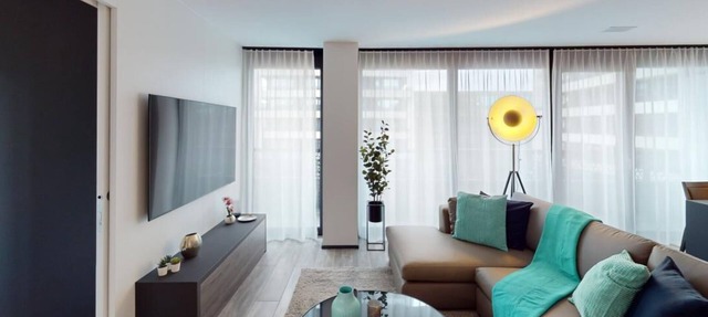 Bright & Contemporary 1 Bed Apartments with Terrace! Block E, Sonnentalstrasse