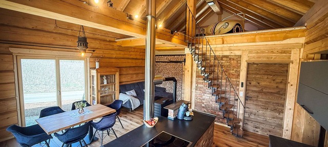 Chalet Flora - Your feel-good chalet with sauna & fireplace in the Franconian Lake District