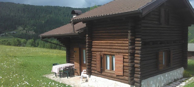 Chalet surrounded by greenery near MTB routes