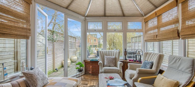 Cheerful river front town house with parking