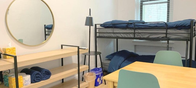 Chelsea Studio-Shared Bathroom with Kitchen Twin Bunk Bed