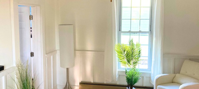 Chic Downtown Retreat Furnished 2-Bedroom with Trail Access & Outdoor Oasis