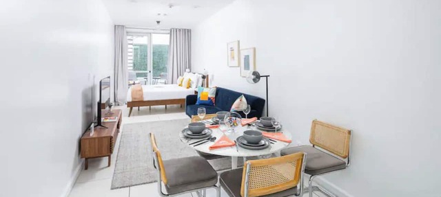 Chic Midtown Studio with Patio #203