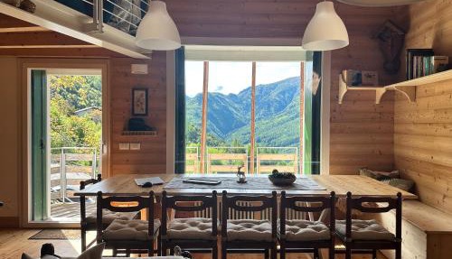 CIELO E TERRA Chalet Zencheri con vista panoramica