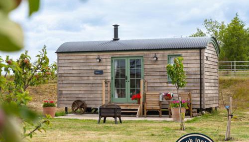 Coldharbour Luxury Shepherds Hut with Hot Tub