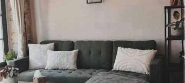 Comfortable apartment near the water with its own bar.