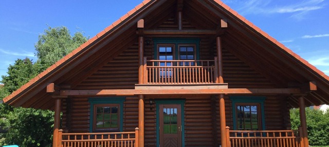 Comfortable wooden house near Rothenburg o. d. Tauber