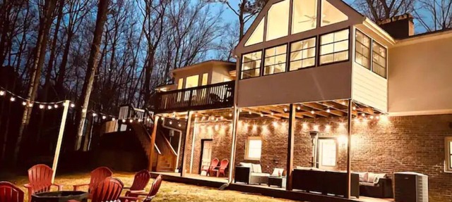 Cozy and charming private home on an acre lot