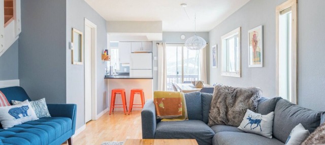 Cozy, modern 2BD/2BA townhome minutes from 4 world class ski resorts.