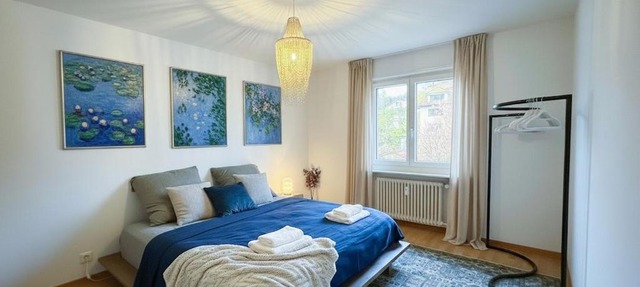Cozy Spacious Apartment near Zurich City with Balcony & Free Parking