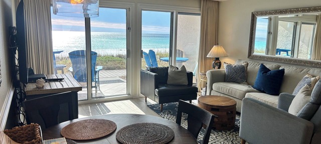 Crystal Sands- Beachfront and sweeping Gulf views + Free Beach Service