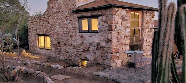 Desert Experience Historic Orchid Stone Cabin Small 2 Bedroom 1 Bath