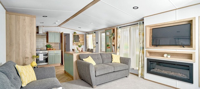 Diamond 3 Bed Caravan Hot Tub