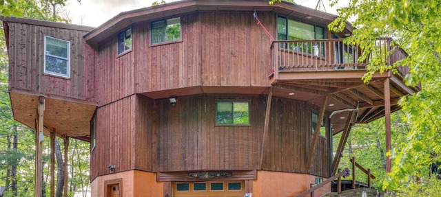 Dock & Beach Access: Scenic Lake Ossipee Cabin!