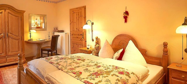 Double room forest and meadow view