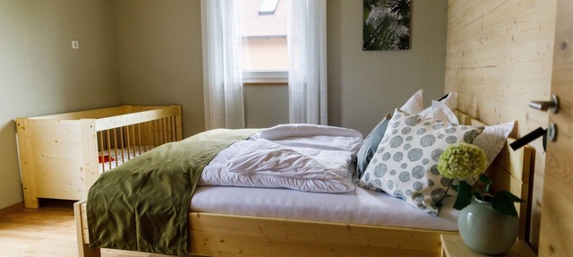 Ebenerdige 86qm-große Ferienwohnung mit großer Terrasse, gut geeignet für Allergiker, schöne Aussicht