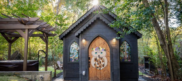 Enchanted creekside chapel right in the heart of Alpharetta!