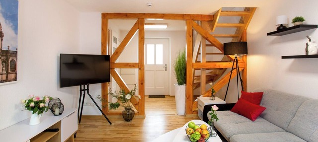 ‘Experience a relaxing time in the Wohnperle Carré Charlott 2 in Pulsnitz!’