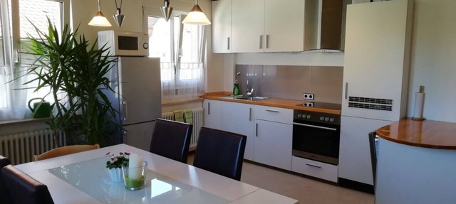 family-friendly accommodation in a quiet residential area in the city