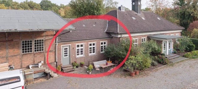 Feel-good idyll in the old Davensberg train station - pet-friendly and close to nature
