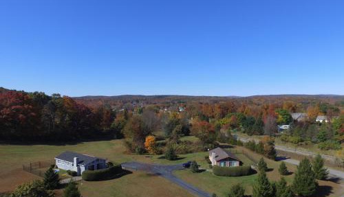 Fenced Yard Chalets from Good Dog Vacations at Big Valley Resort