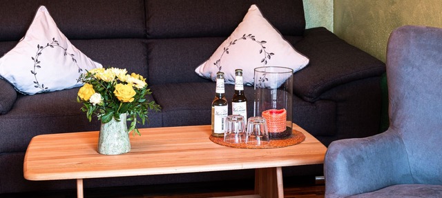Ferienwohnung Edelweiß, 2 Personen, 57 m², Dusche/WC, TV,1 Schlafzimmer,Terrasse,Internet,Infrarot-Wärmekabine,Nichtrauc