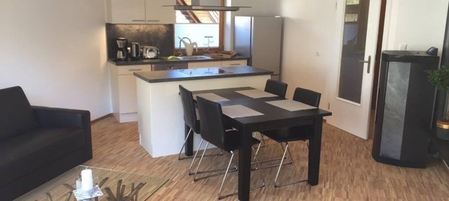 Ferienwohnung Steinberg* im 'Haus am Bachrand', 1-2 Personen , Dusche/WC, Balkon, TV, 1 Schlafzimmer