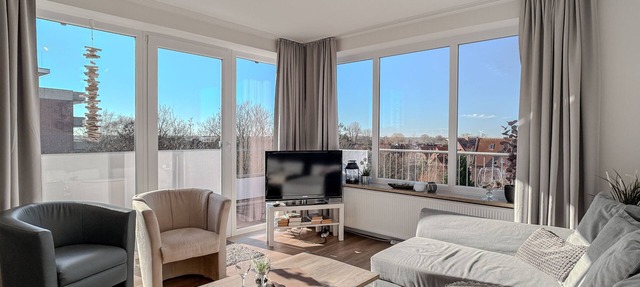 Ferienwohnung mit ca. 58 qm für bis zu 4 Personen mit Balkon