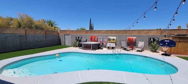 Fighter Jet Launching Pad with Pool!