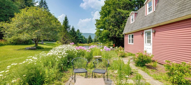 Fire Pit & On-site Pond: Wooded Walton Home!