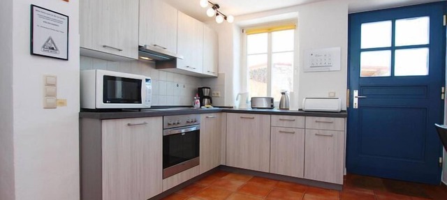Flat in Klocksin with a garden