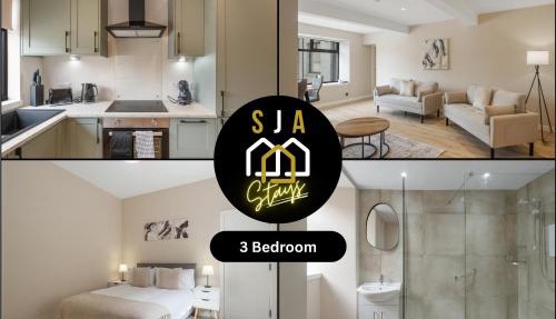 Fraserburgh Residence - SJA Stays - Modern 3 Bed Apartment