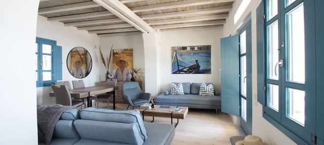 Fully equipped island villa in Triantaros Tinos , Cyclades