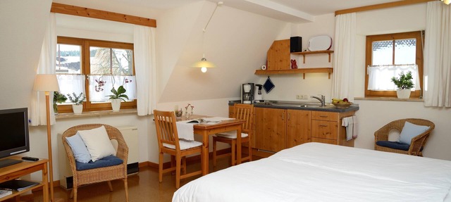 Gemütliches Doppelzimmer für bis zu Zwei Personen mit Küchenzeile