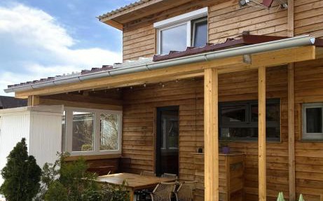 Geräumiges Tiny Haus für 1 bis 8 Personen mit Infrarotkabine