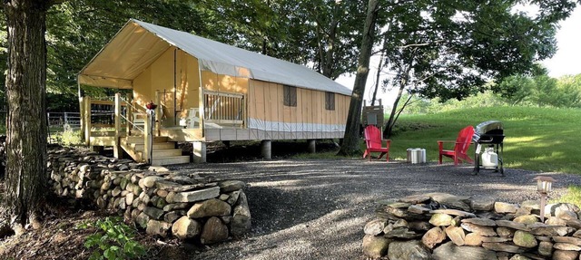 Gorgeous Tent Rental for Vermont Getaways in Nature