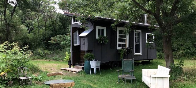 Gorgeous Tiny House Rental for a Glamping Getaway near Saratoga Springs in Upstate New York