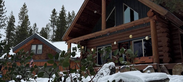 Gorgeous Log Cabin with Hot Tub & Theater near Snowmobile & SXS Trails & Lakes!