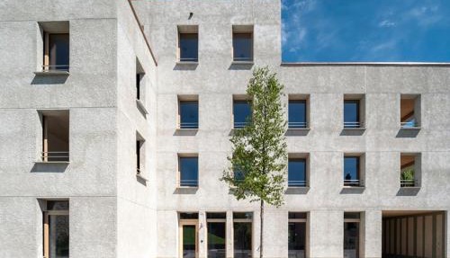 Green studio inside Europes largest hemp building, made by openly