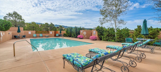 Heated Pool Access! Mtn-View Santa Fe Home, Patio