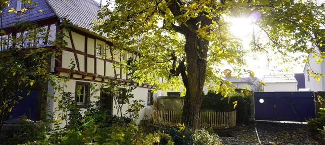 Hedwig's Hexenhäuschen - romantic half-timbered house with large courtyard