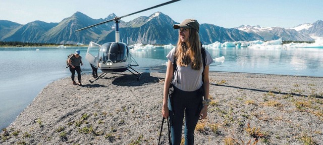 Helicopter Accessible Yurt on Iceberg Filled Lagoon relaxing getaway for couples