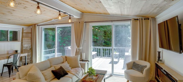 High-Design Monroe Cabin on 2 Private Acres!