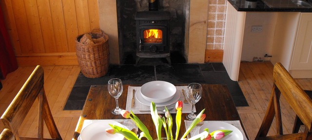Historic, homely village retreat with log fires, in stunning Borders. Sleeps 4/6