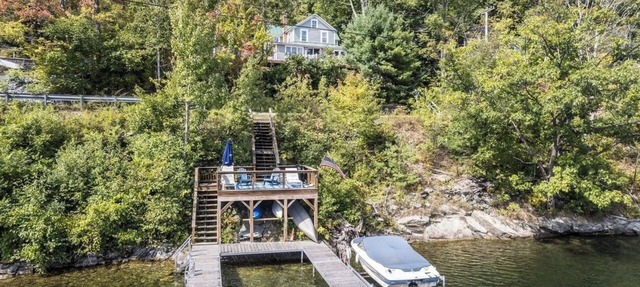 House with Private Dock on Lake Bomoseen