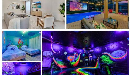 Immersive Themed Villa in Resort 4mi to Disney with Game Room and Private Pool