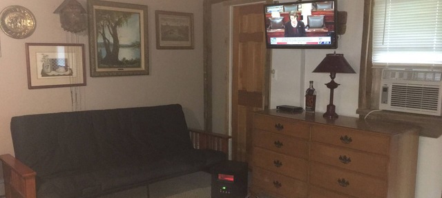 In Cooperstown this attached cabin on our summer home “screams, country living!