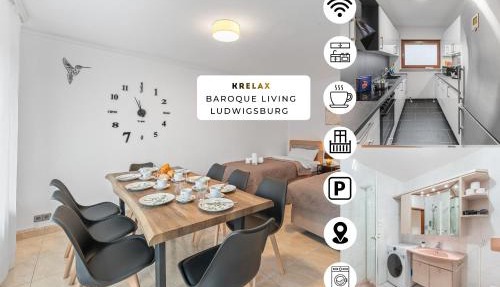 KRelax Baroque Living - 4 Bedrooms - 8 Guests - Balcony - Parking - Smart TV - Near Train Station and Highway