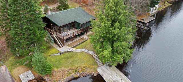 Lakefront Escape, On Snowmobile Trail, Near Town