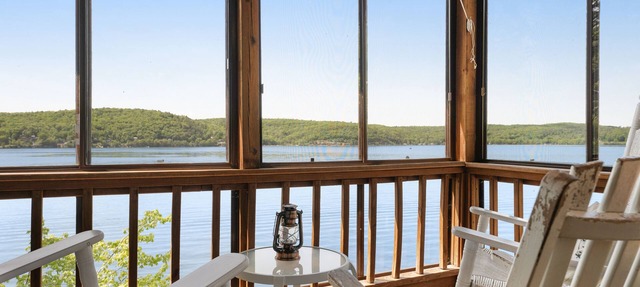 Lakefront home with incredible views and year-round outdoor activities